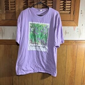 Purple‎ Van Gogh tee Size XXL